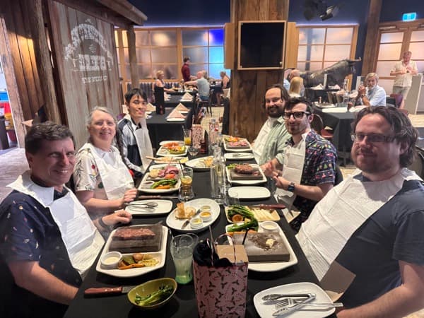 ZGuy team Christmas dinner