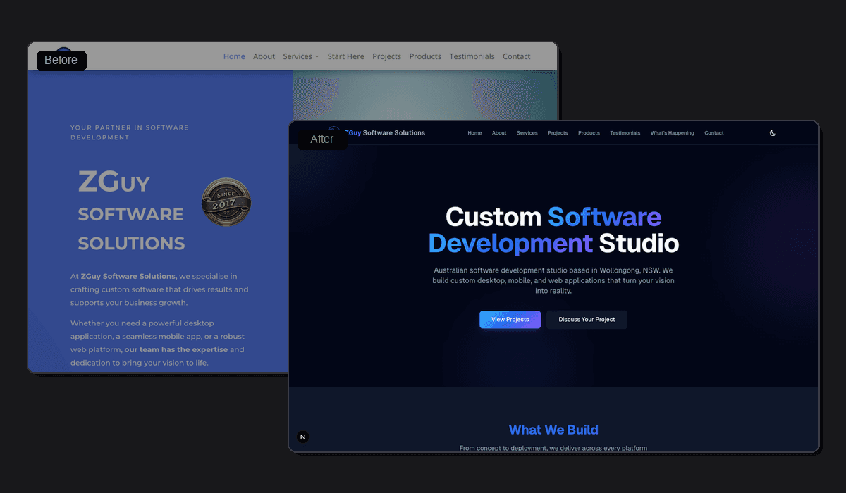 A Fresh Start: Rebuilding the ZGuy Website